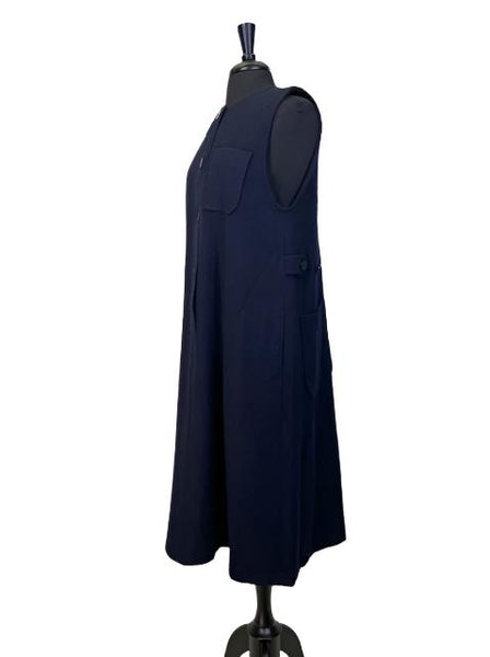 Sarahwear Becky Felted Wool Dress Navy