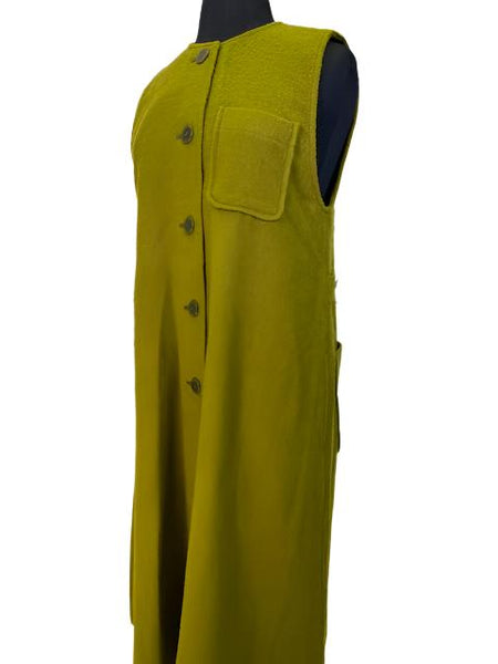 Sarahwear Becky Felted Wool Dress Olive