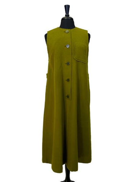 Sarahwear Becky Felted Wool Dress Olive