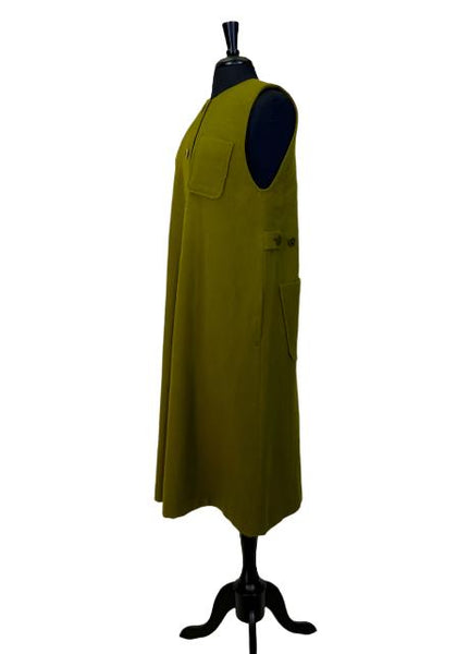 Sarahwear Becky Felted Wool Dress Olive