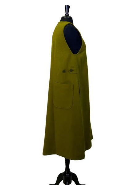 Sarahwear Becky Felted Wool Dress Olive