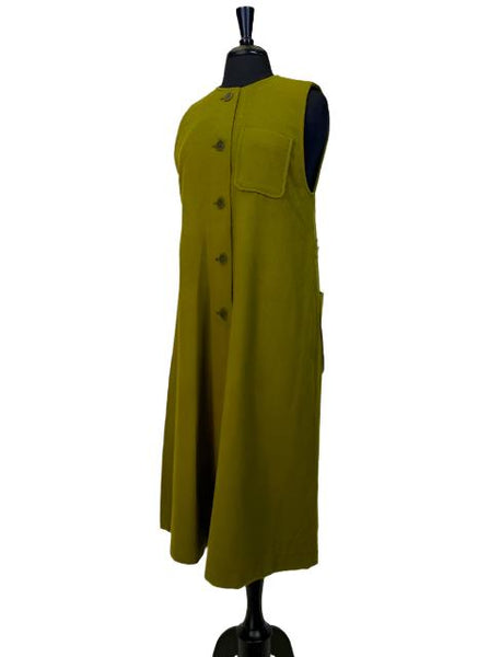 Sarahwear Becky Felted Wool Dress Olive