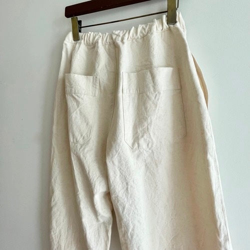Sarahwear Tapered Canvas Pant Ecru