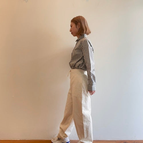 Sarahwear Tapered Canvas Pant Ecru