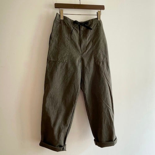 Sarahwear Tapered Canvas Pant Khaki