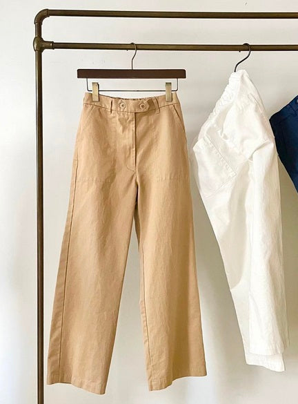 Carole Cotton Twill Baker Pant