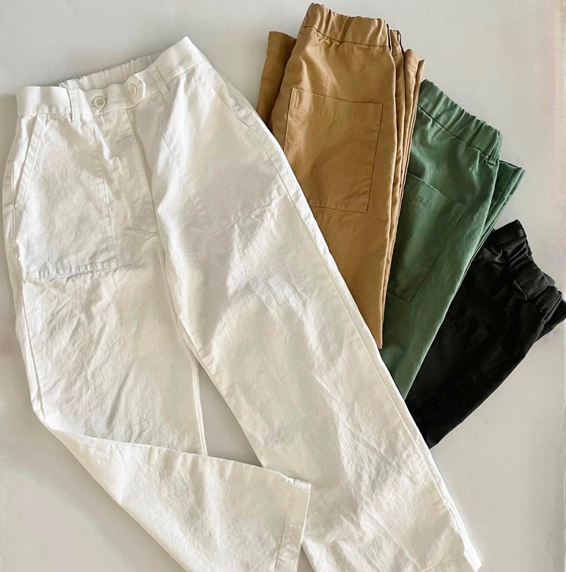 Carole Cotton Twill Baker Pant