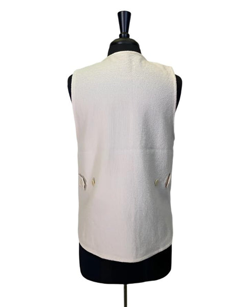 Sarahwear Felting Wool Vest Ivory