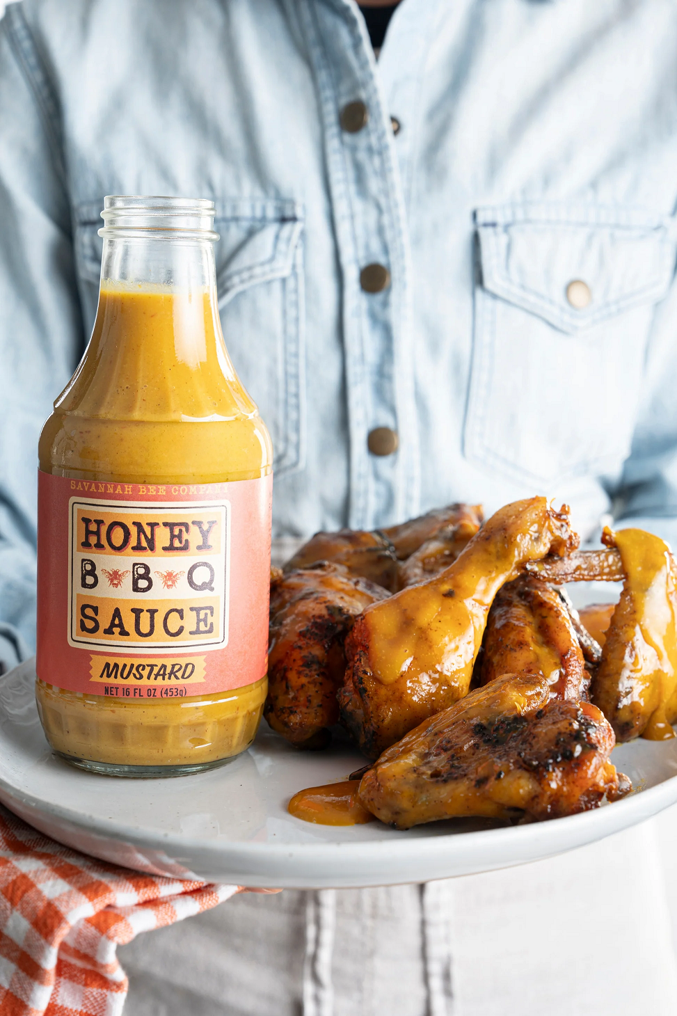 Honey BBQ Sauce / Mustard Available at Leon & Lulu