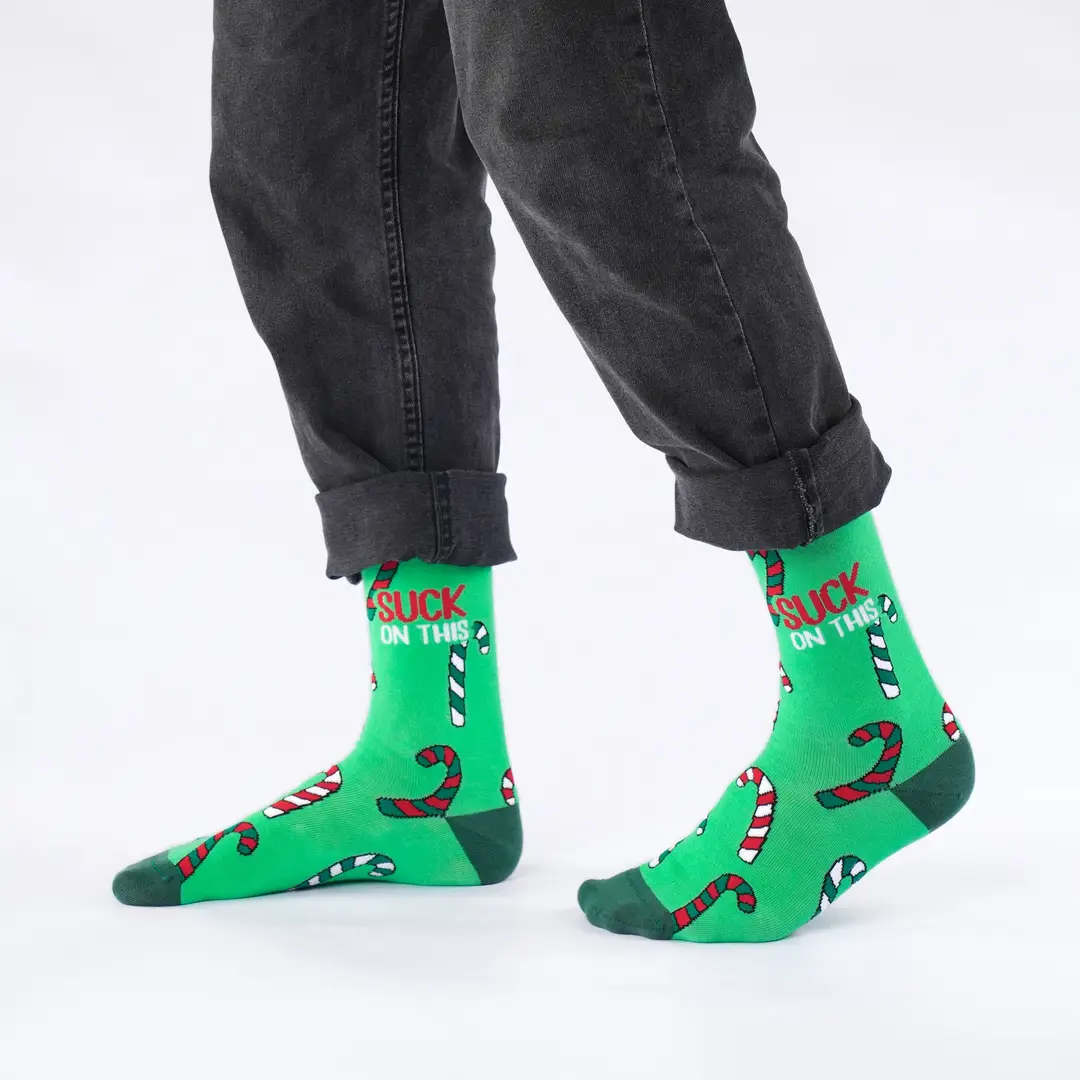 Candy Cane Socks
