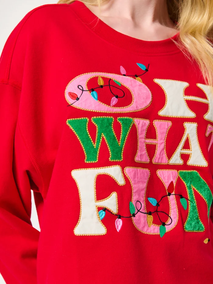 Oh What Fun Lounge Sweatshirt