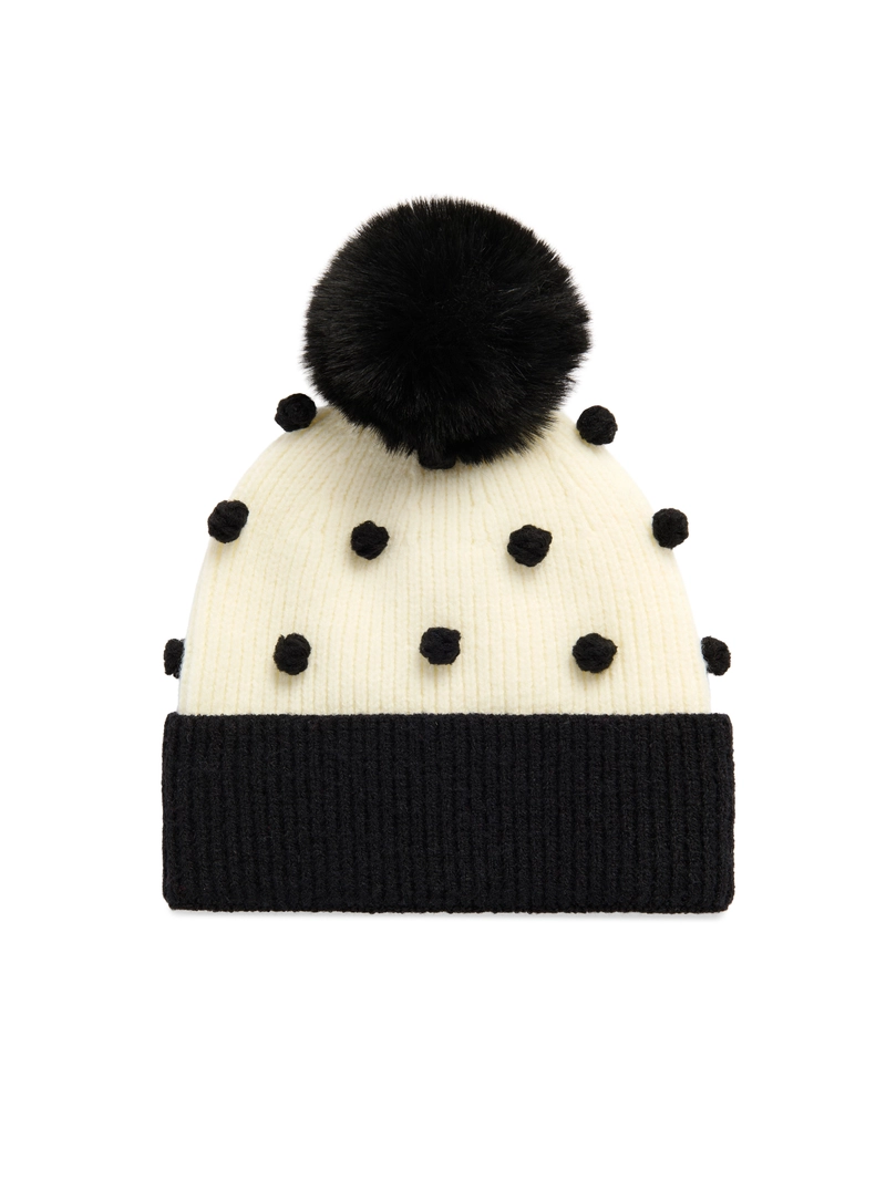 Jolly Pom Pom Beanie / Black