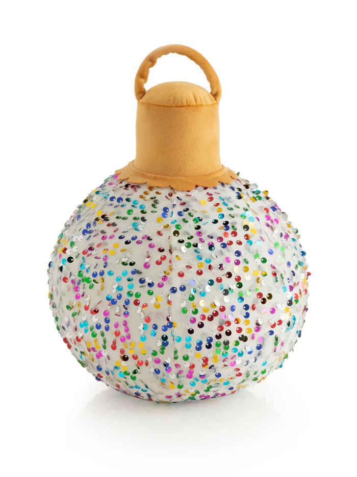 Merry Bauble Sequin Pillow