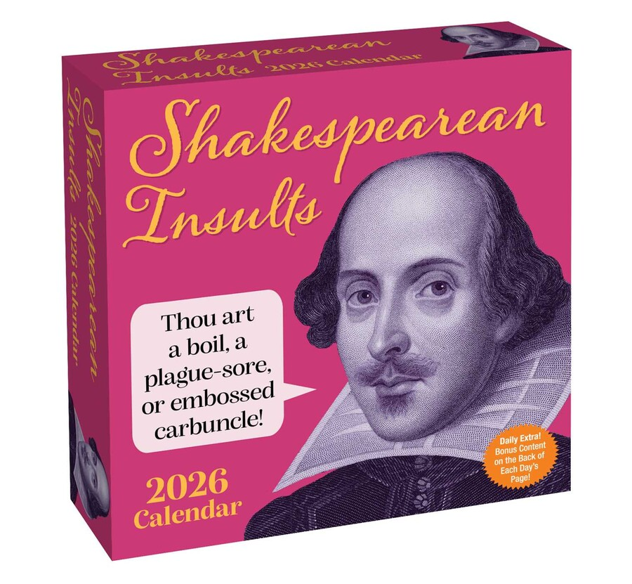 Shakespearean Insults Day to Day Calendar