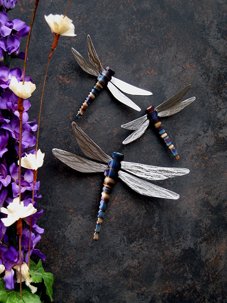 Small Metal Dragonfly