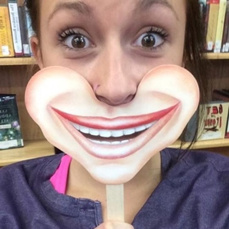 Smile on a Stick Light Skin Tone