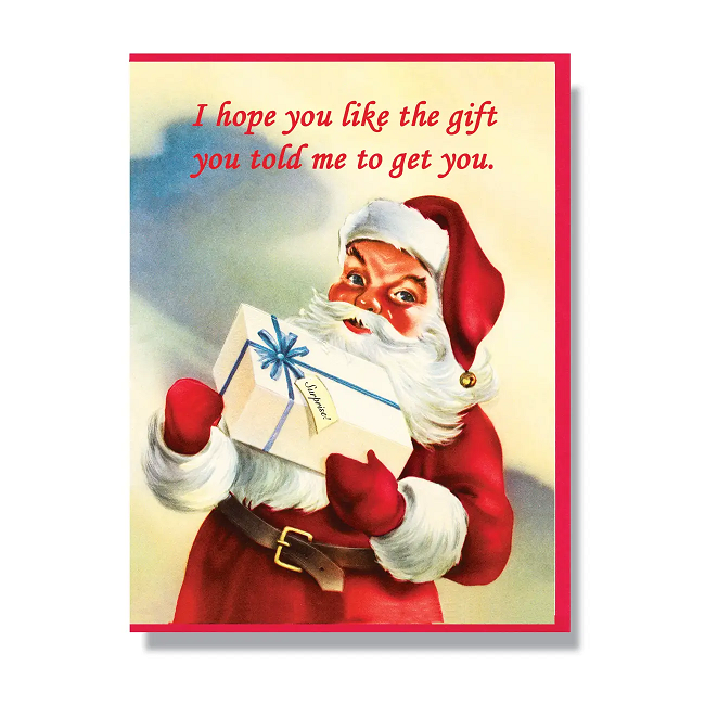 Hope You Like the Gift Christmas Card