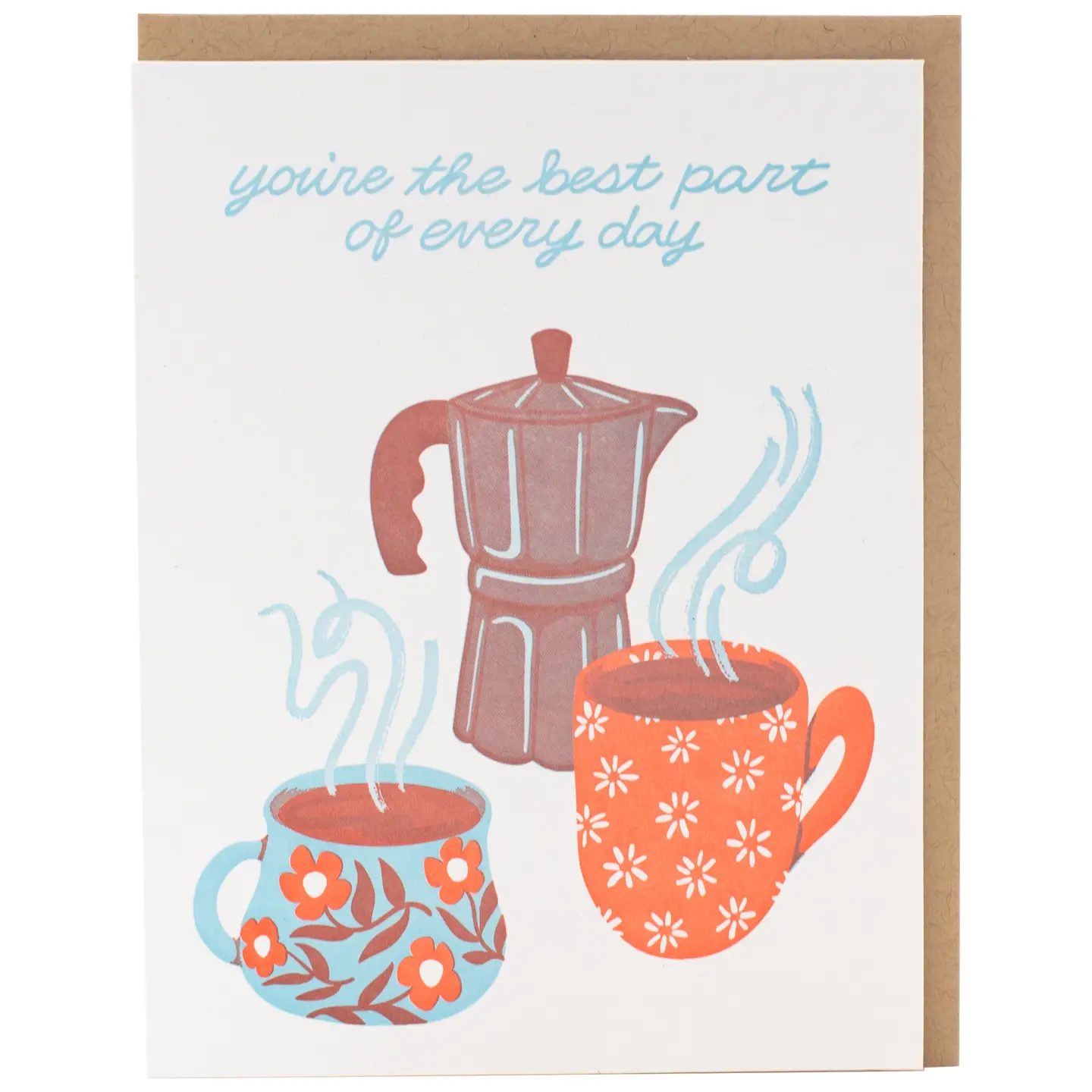 Coffee Date Love Greeting Card