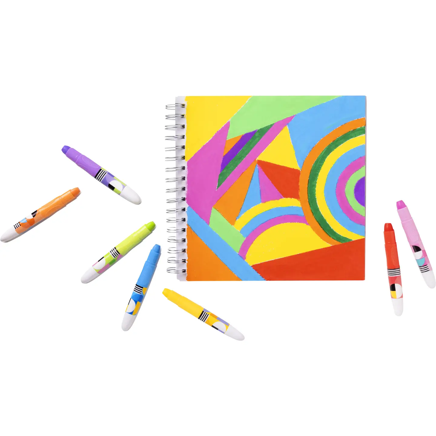 Geo Sticks Vibrant Tempera Paint Sticks - Brights