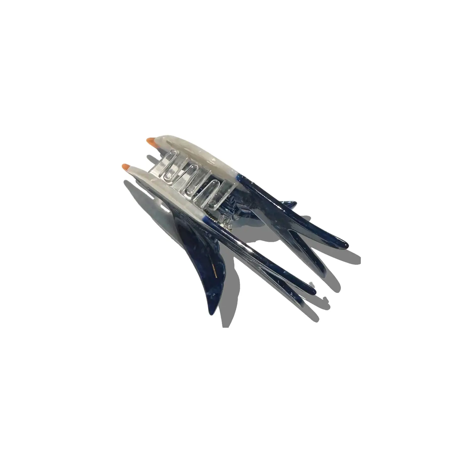 Hand Painted Swallow Bird Claw Clip