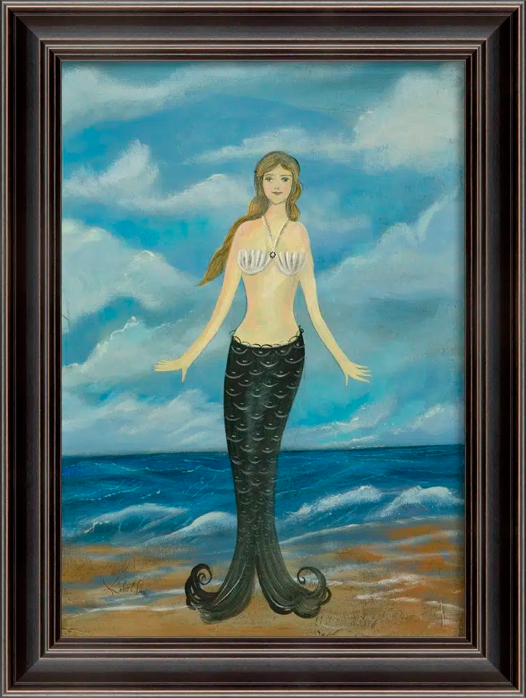 Khaleesi Mermaid Framed Wall Art