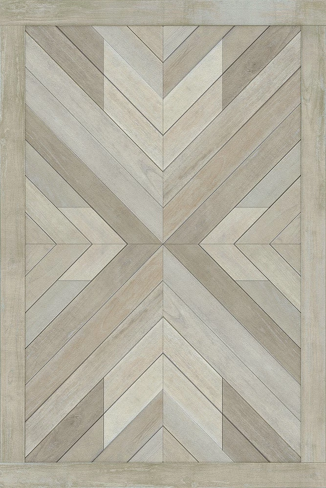 Bohemian Alps Norwegian Vintage Vinyl Floor Mat / 20" x 30"