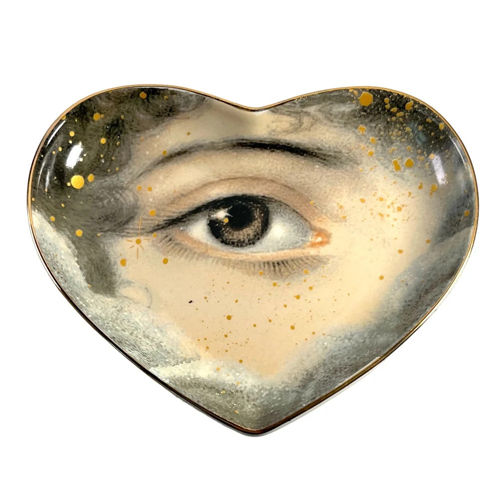 Spitfire Girl Lovers Eye Ceramic Heart Dish