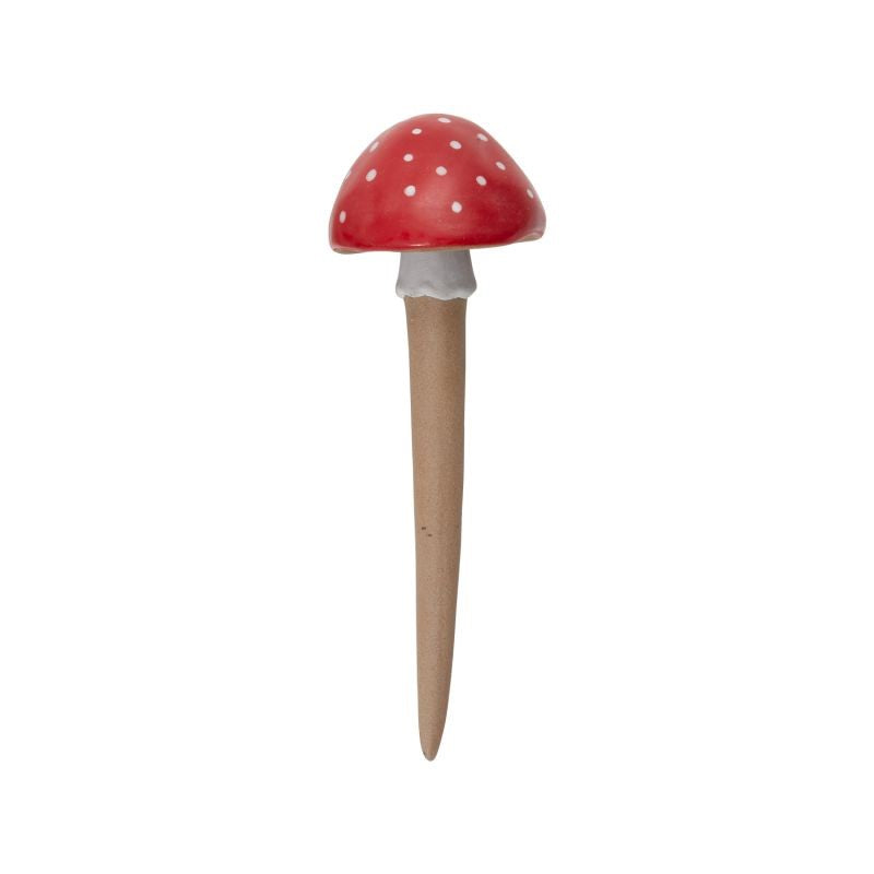 Red Mushroom Plant Stick