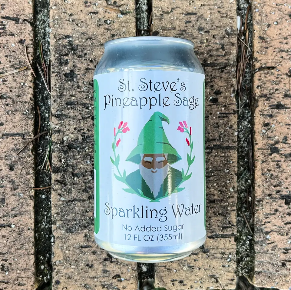 St. Steve's Farm Crafted Sparkling Water - Pineapple Sage