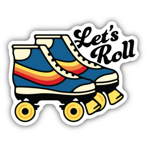 Let's Roll Sticker