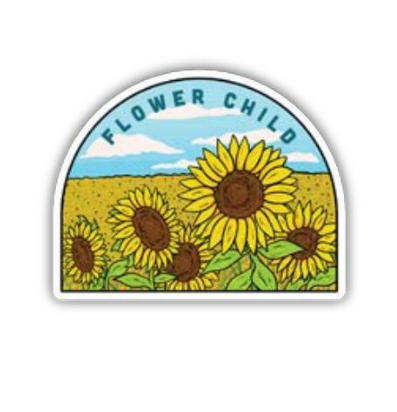 Sunflower Field Sticker