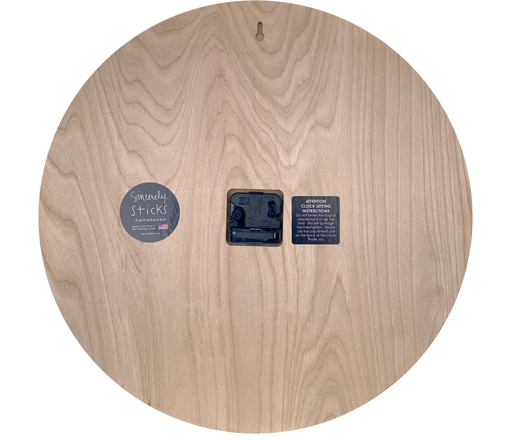 Round Clock / Click for Styles