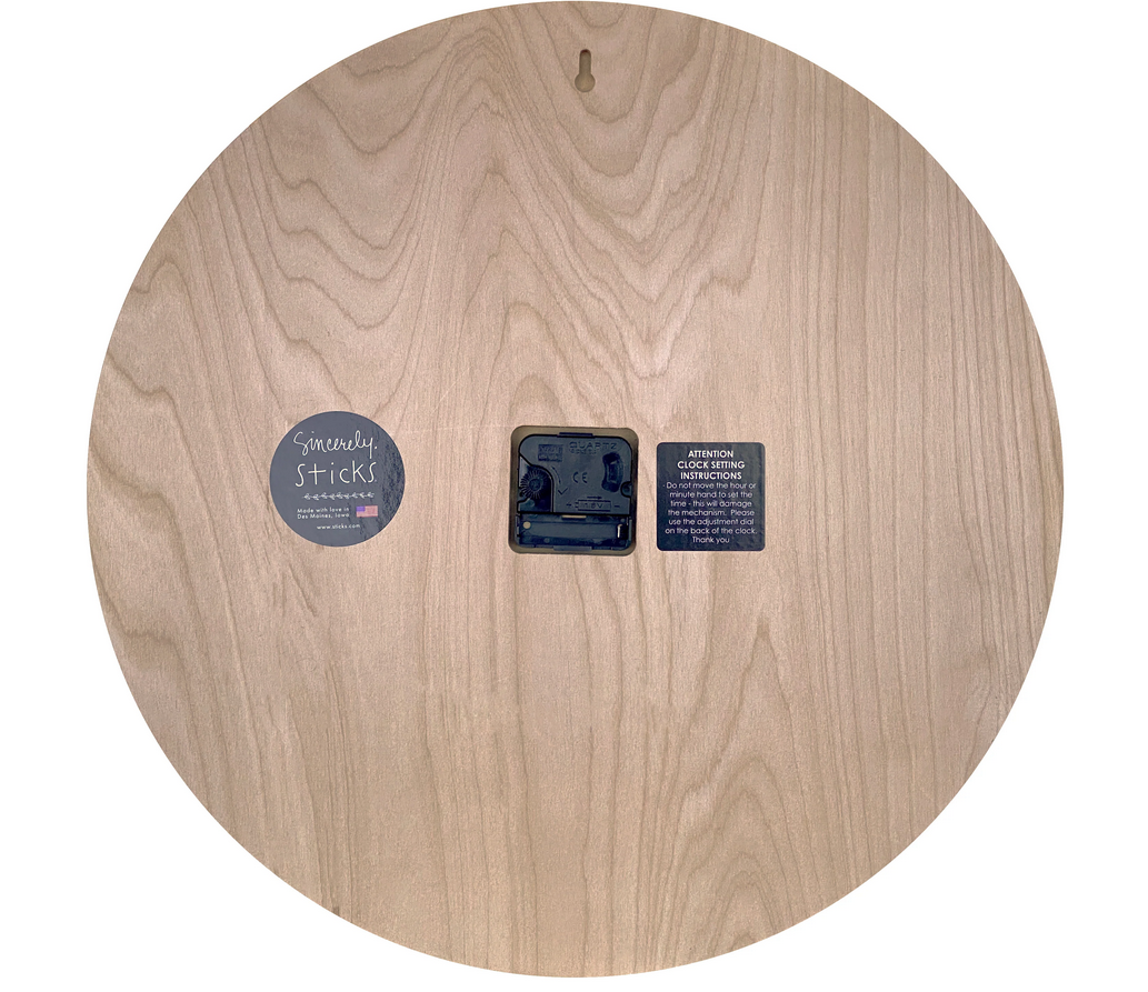 Round Clock / Click for Styles