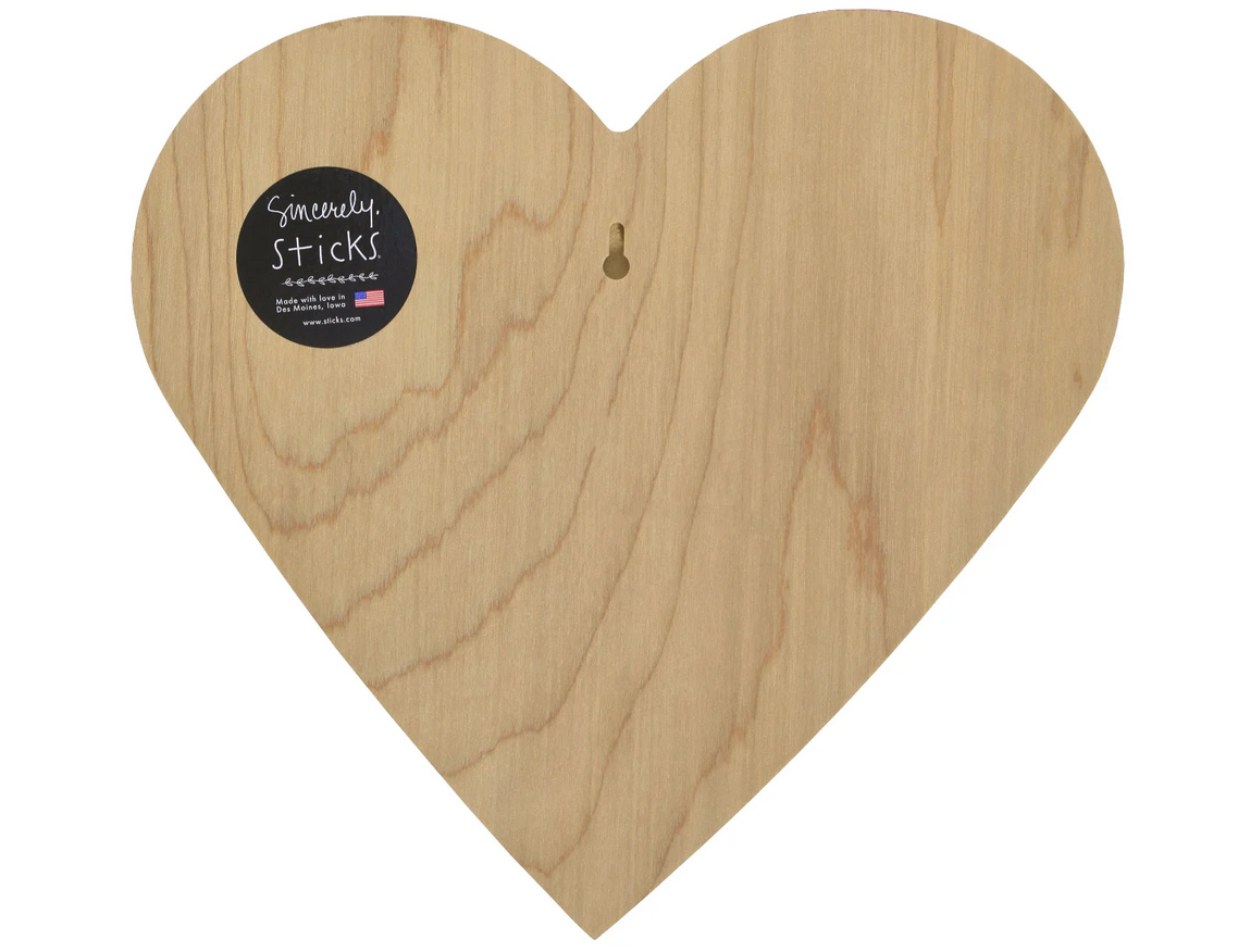 Heart Shaped Plaque / Click for Styles