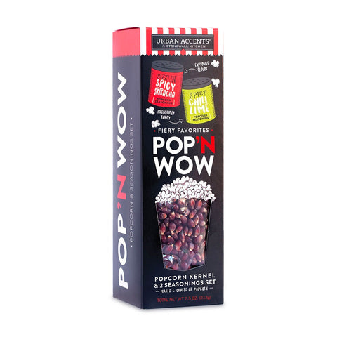 Pop N' Wow Popcorn Gift Set / Fiery Favorites