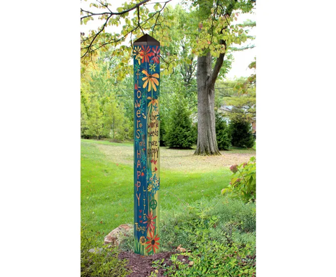 60" Garden Art Pole / Click for Styles