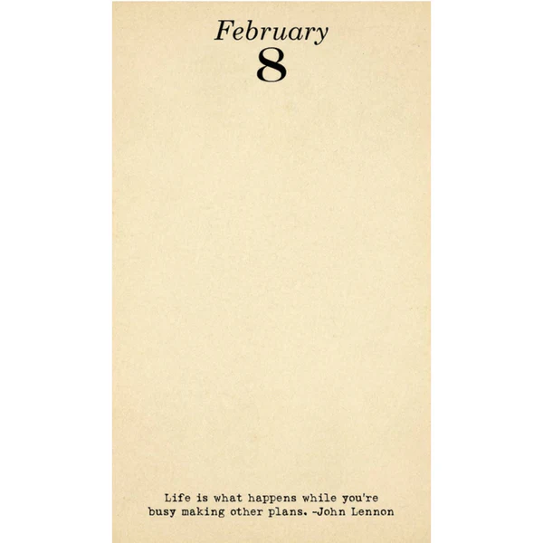 365 Lovely Thoughts Pad