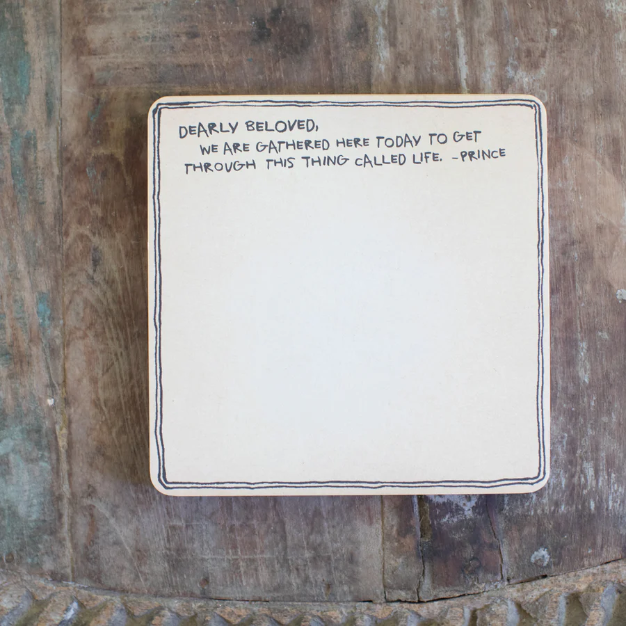 Dearly Beloved Square Notepad