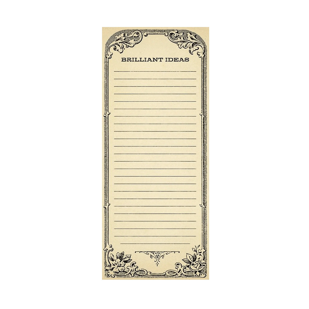 Brilliant Ideas Skinny Notepad