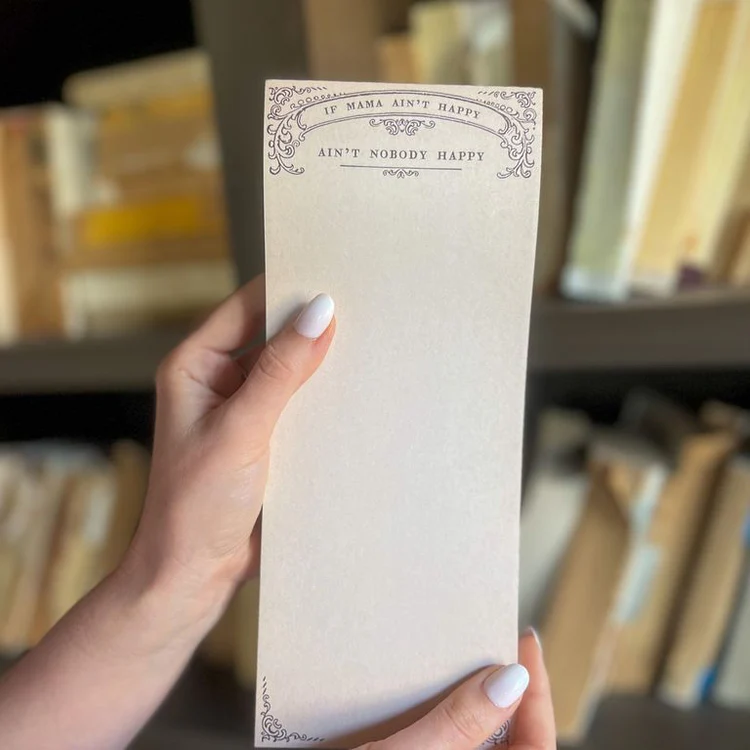 If Mama Ain't Happy Skinny Notepad