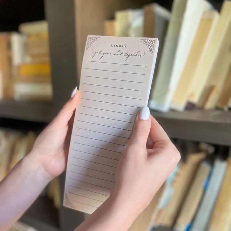 Kindly Get Your Sh** Together Skinny Notepad
