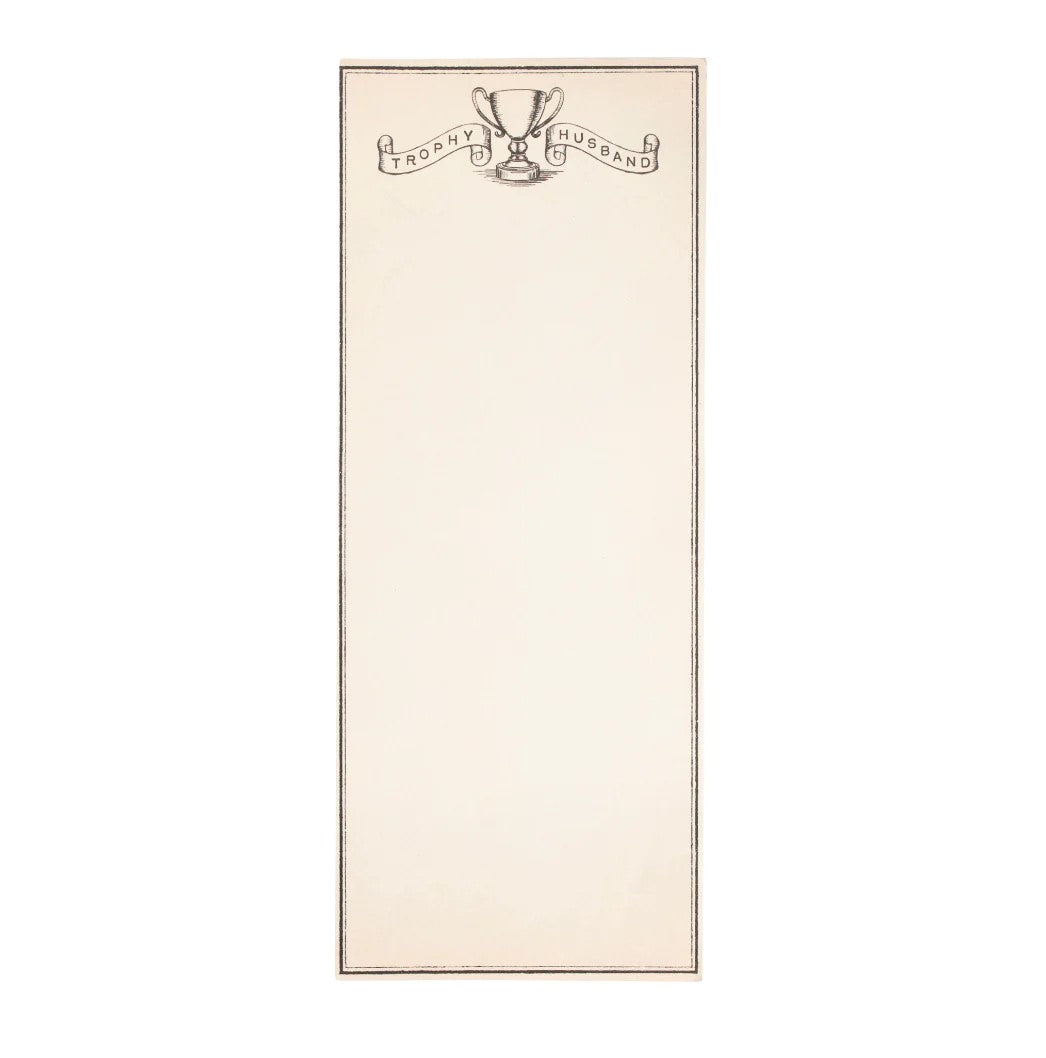 Trophy Husband Skinny Notepad