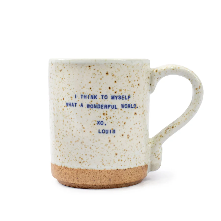 Sugarboo & Co' oversized speckled XO Mug - Louis