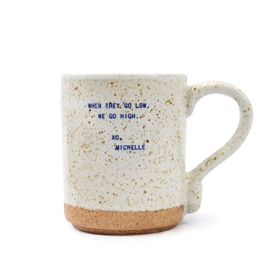 Sugarboo & Co' oversized speckled XO Mug - Michelle
