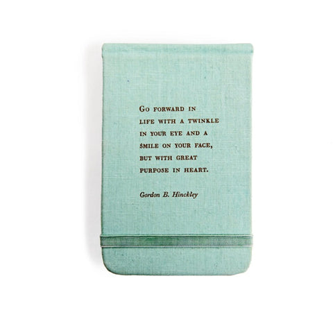 Fabric Notebook / Assorted Quotes