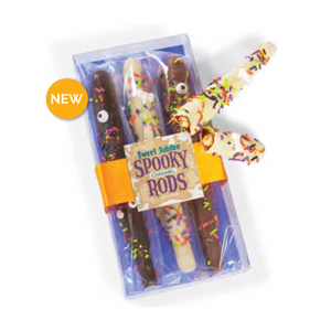 Spooky Halloween Pretzel Rods