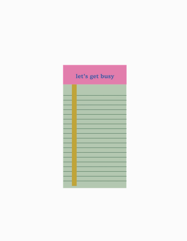 Colorblock Tearaway Notepad / Click for Full Selection