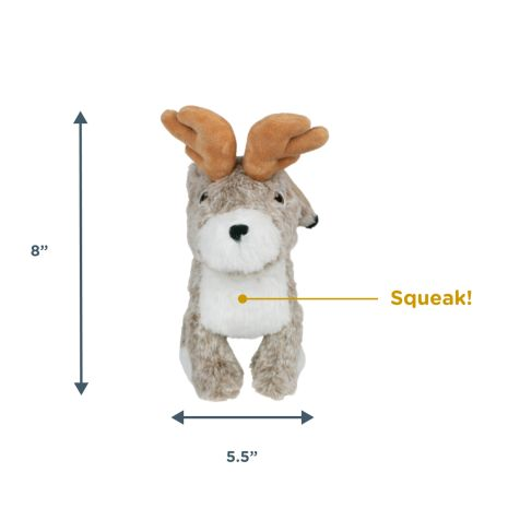 Animated Jackalope Dog Toy