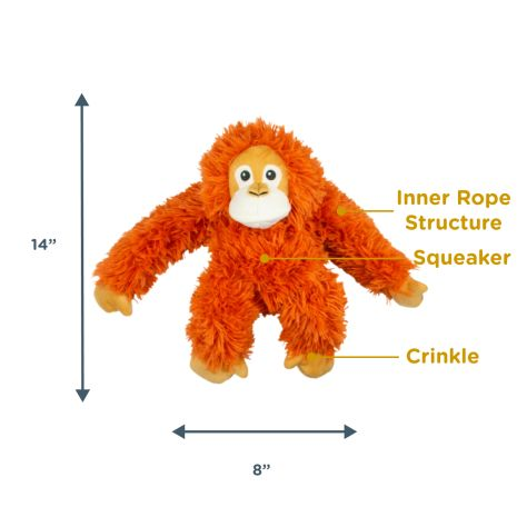 Rope Body Orangutan Dog Toy