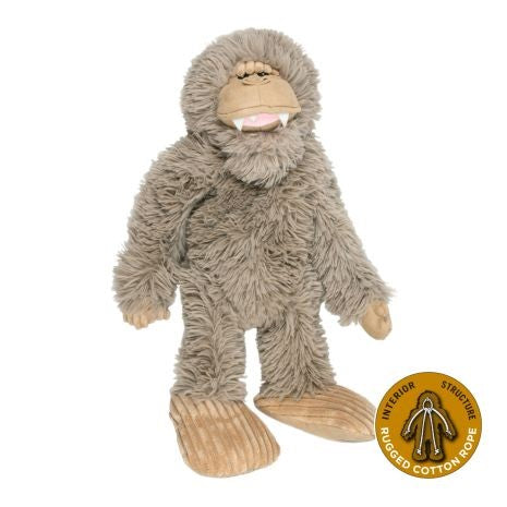 Stuffless Big Foot Dog Toy with Squeaker